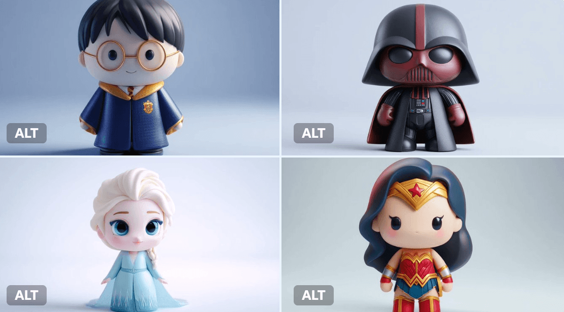 Whimsical 3D Vinyl Toys