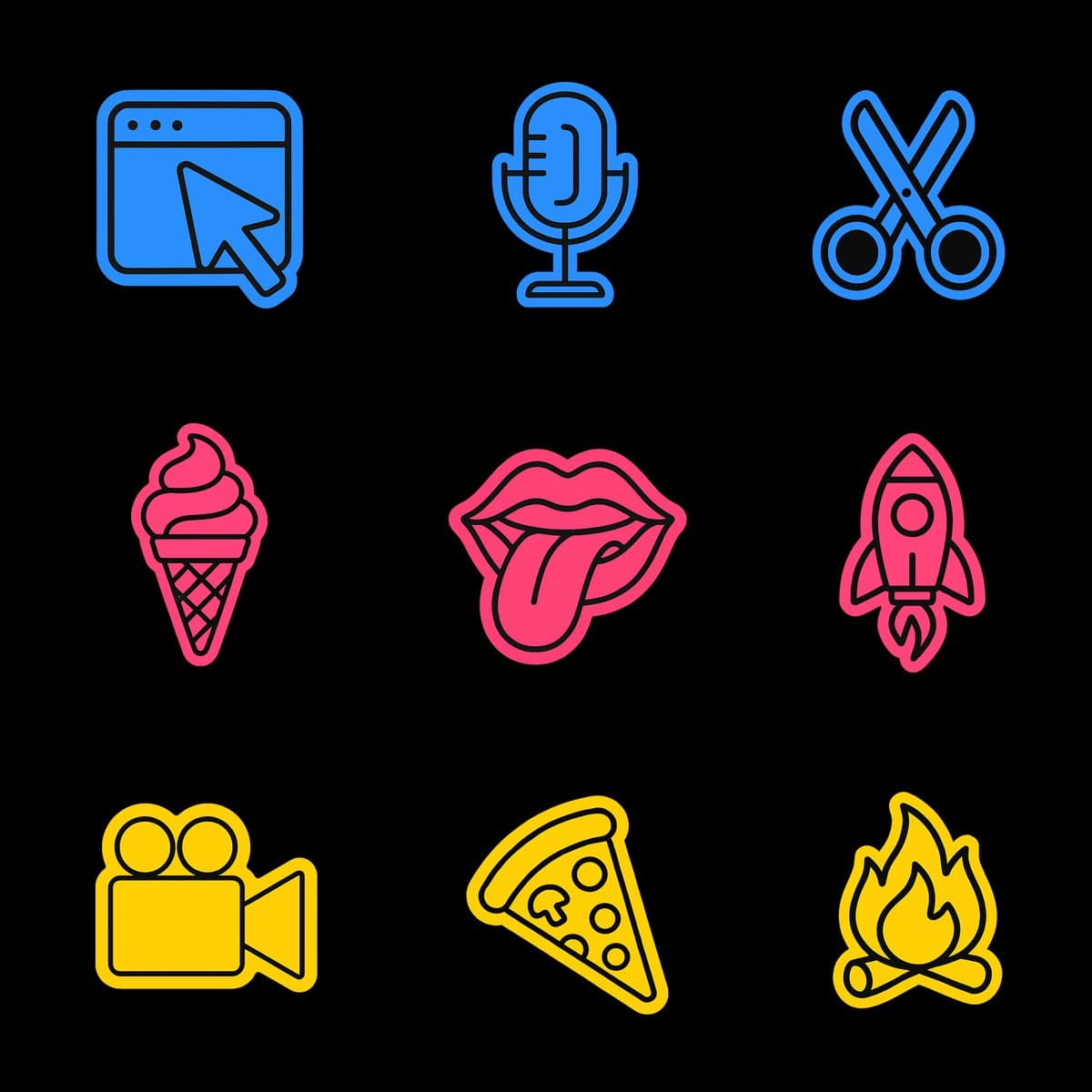 Gumroad-style icons