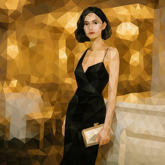 Niedrigpolygon-Mosaikstil