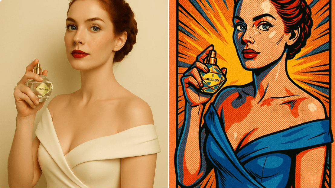 Erstellung von Comic-illustrationen