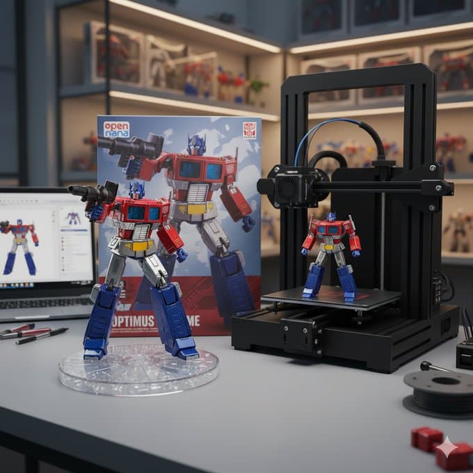 Action Figure - Premium Packaging Tape Printer (Optimus Prime)