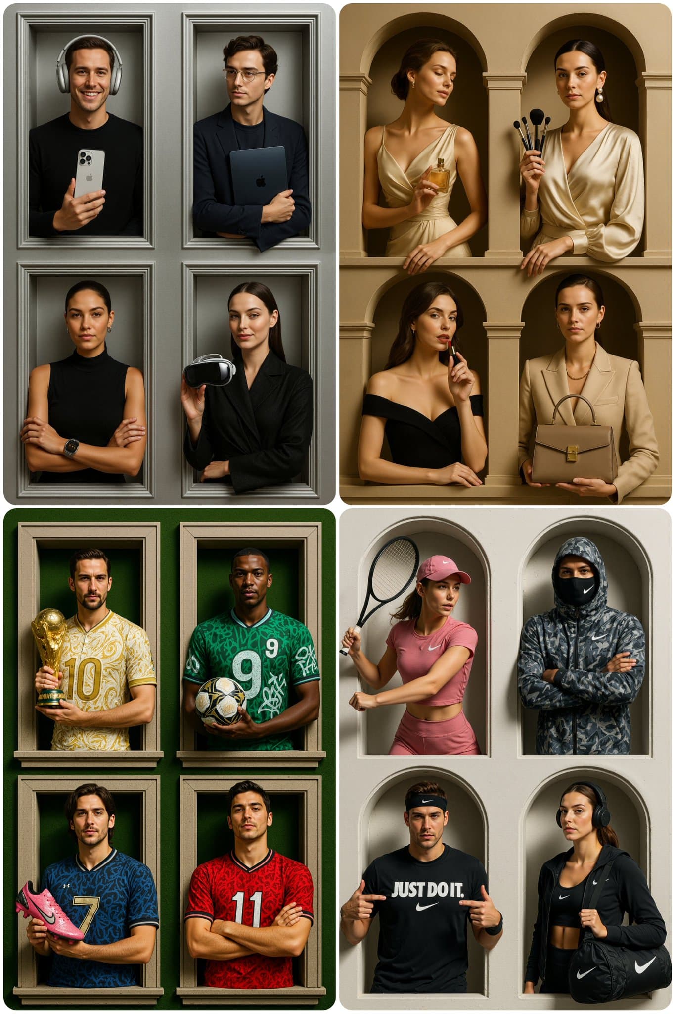 Luxury brand advertising