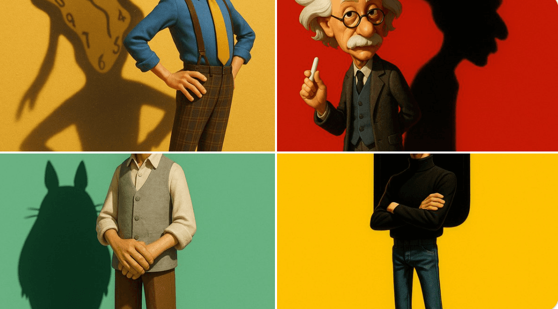 인물 극적 과장 스타일