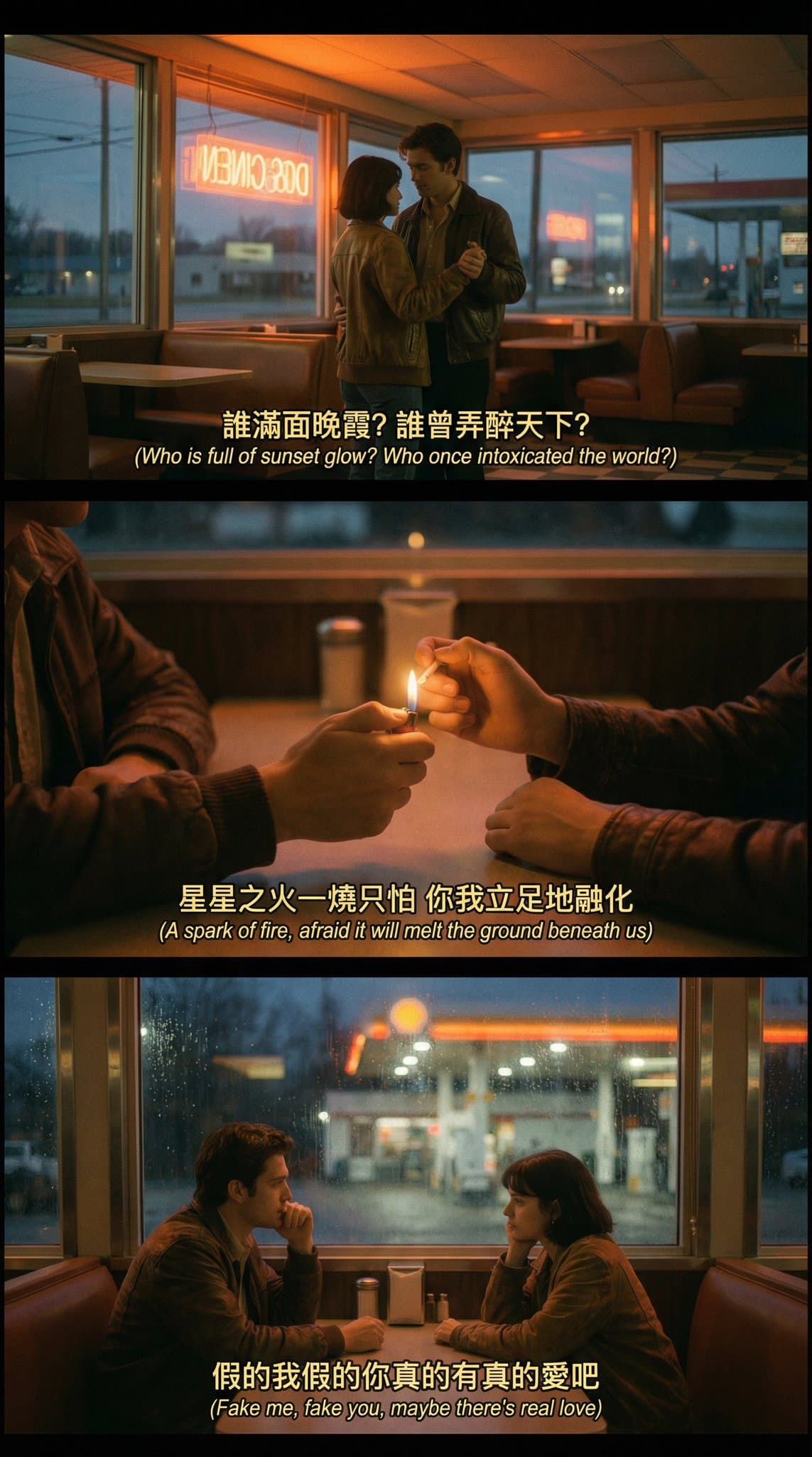 Filmemäßige Bilder basierend auf Songtexten erstellen