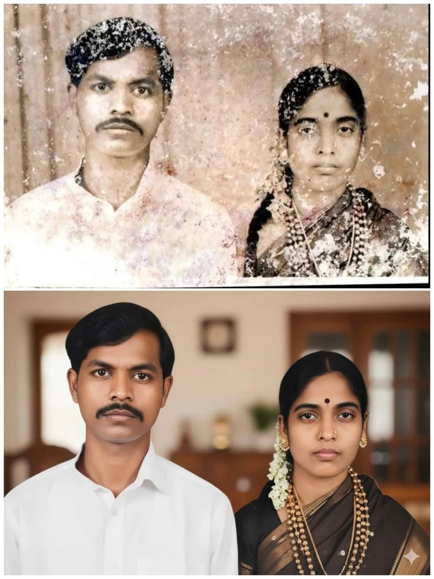 High-Definition Restoration of Old Photographs