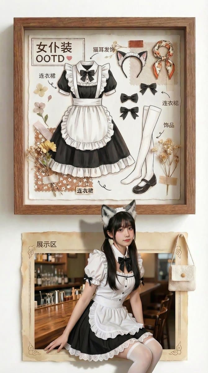 عروضة الأزياء الثنائية: جماليات الأناقة بين الصندوق والواقع