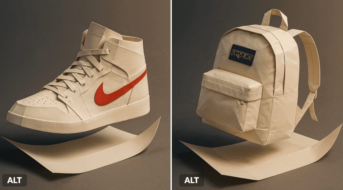 Brand Flat Paper Style